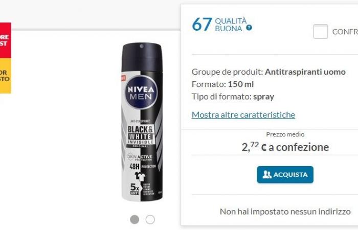 Questo è il miglior deodorante spray secondo Altroconsumo, lo trovi a meno di 3 euro – .