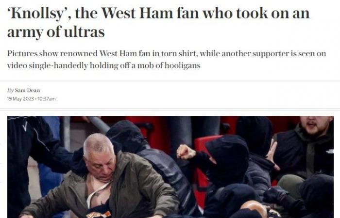 Knollsy, il tifoso “eroe” del West Ham che da solo ha protetto donne e bambini dagli ultras dell’AZ – .