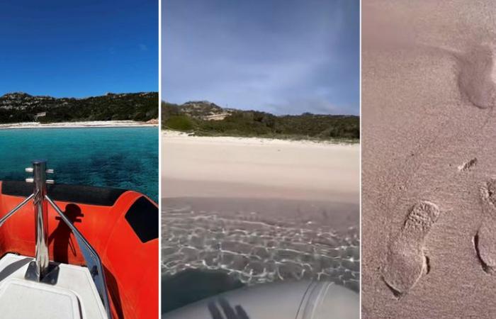 Sbarca sulla spiaggia Rosa a Budelli e posta video sui social: multata
