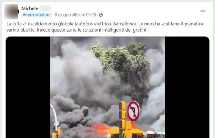 Questo autobus che ha preso fuoco a Barcellona non era elettrico – .