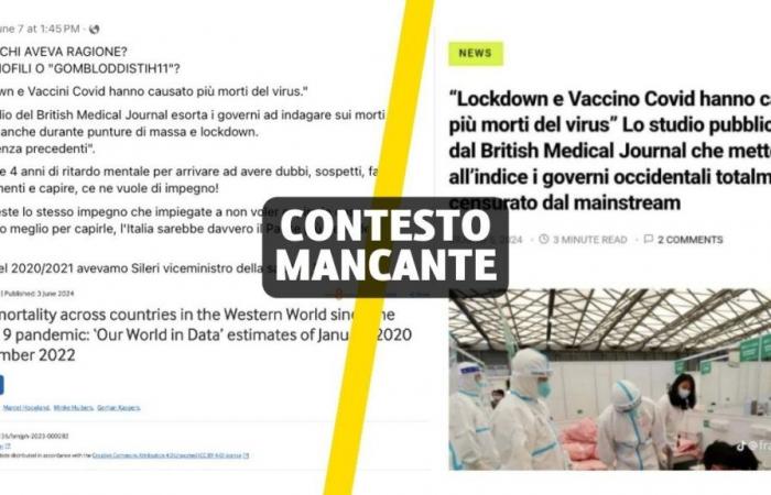 Questo “studio” del BMJ non dimostra che i vaccini Covid siano associati a morti in eccesso – .