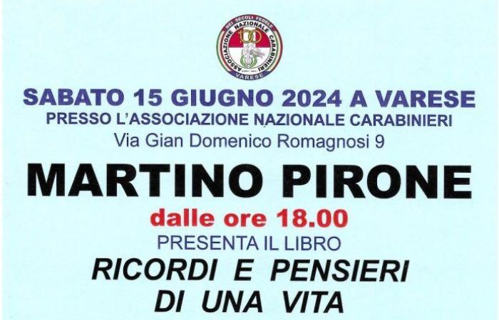 La sezione ANC di Varese presenta “Memorie e pensieri di una vita” – VareseInLuce.it – .