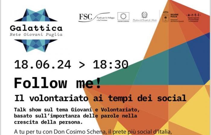 Seguimi! Il volontariato ai tempi dei social, conversazione con don Cosimo Schena – .