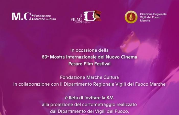 “Gli Elefanti”, il cortometraggio sui Vigili del Fuoco presentato in anteprima al Teatro Sperimentale di Pesaro – .