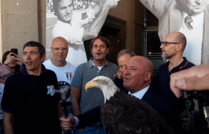Velletri – Inaugurazione della mostra “Meravigliosa – La Lazio più bella di sempre”, dedicata alla squadra campione d’Italia nel 1974 – .