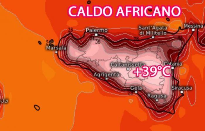 nuova ONDATA DI CALORE in partenza con picchi locali prossimi a +40 °C – .
