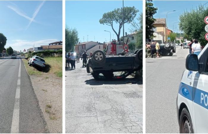 esce fuori strada a Metaurillia, l’auto si ribalta in via Brigata Messina (e provoca danni a un’abitazione) – .