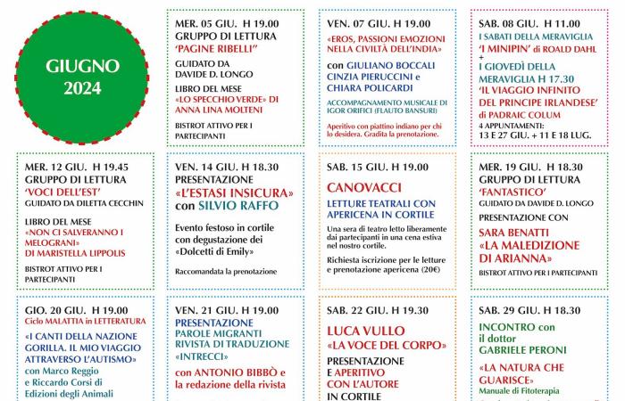 Tanti altri appuntamenti nel mese di giugno alla Libreria degli Asinelli di Varese – .