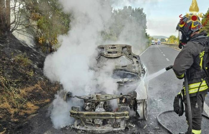 L’auto prende fuoco durante la guida, una giovane coppia di Torino riesce a salvarsi – .