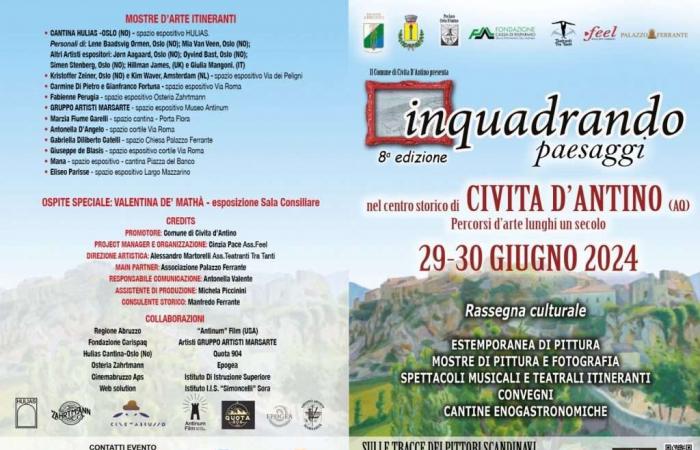 L’ottava edizione di “InQuadrando Paesaggi” a Civita d’Antino – .