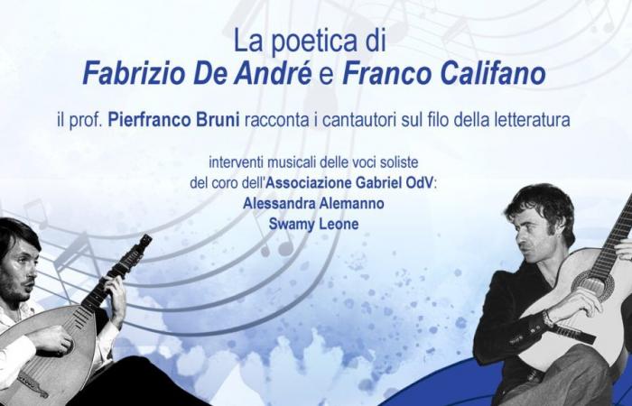 La poetica di Fabrizio De André e Franco Califano per la Festa della Musica di Bari 21 giugno 2024 – .