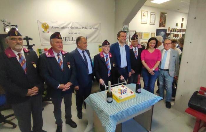 Velletri – Emozione per i 100 anni di Nicola Ladaga festeggiati con l’Associazione Nazionale Polizia di Stato – .