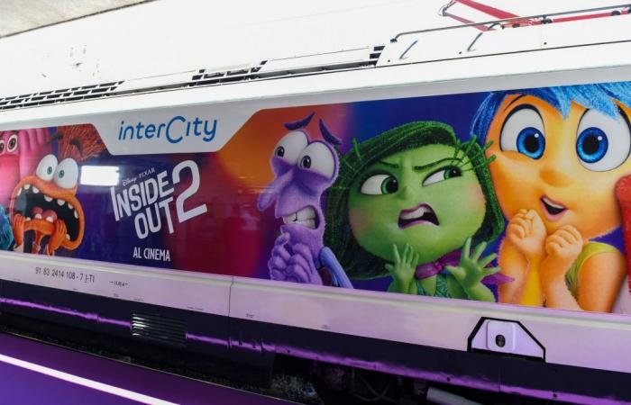 L’Intercity presentato a Roma con la grafica dedicata a Inside Out 2 – .