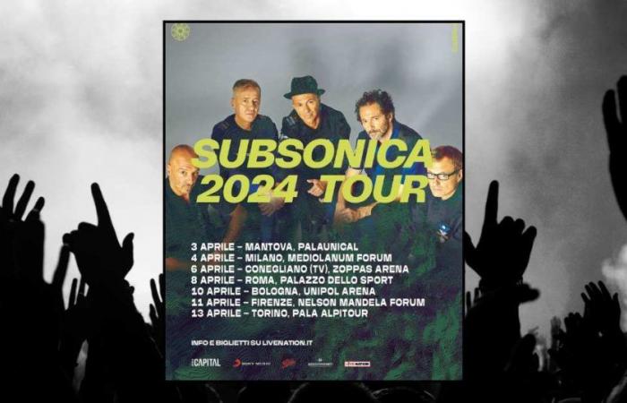 Subsonica lineup 2024 Collegno (Turin) – .