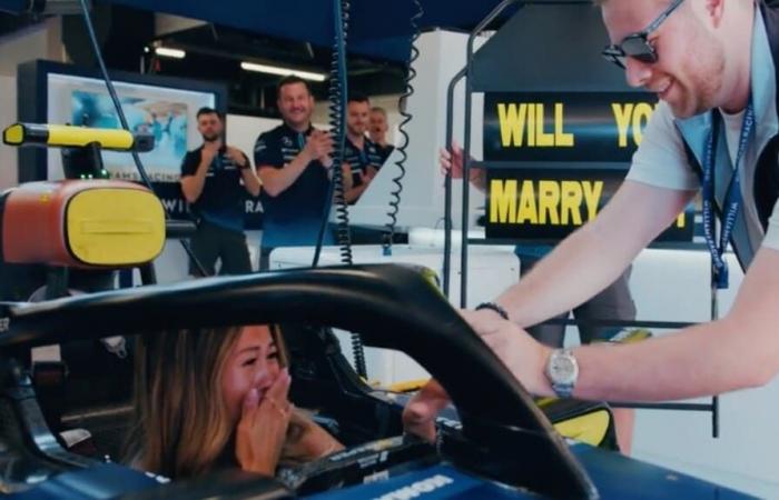 F1, la proposta di matrimonio all’interno di una monoposto al GP di Spagna – .