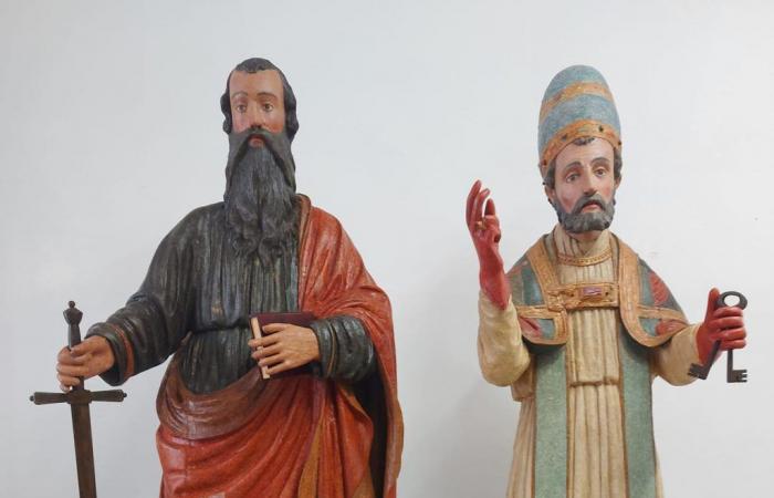Le due statue dei Santi Pietro e Paolo ritrovate e restaurate – .