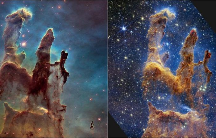 I Pilastri della Creazione nella nuova straordinaria grafica 3D della NASA – .