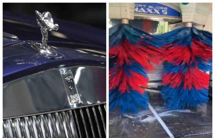 Porta la Rolls Royce all’autolavaggio e la distrugge: immagini impressionanti – .