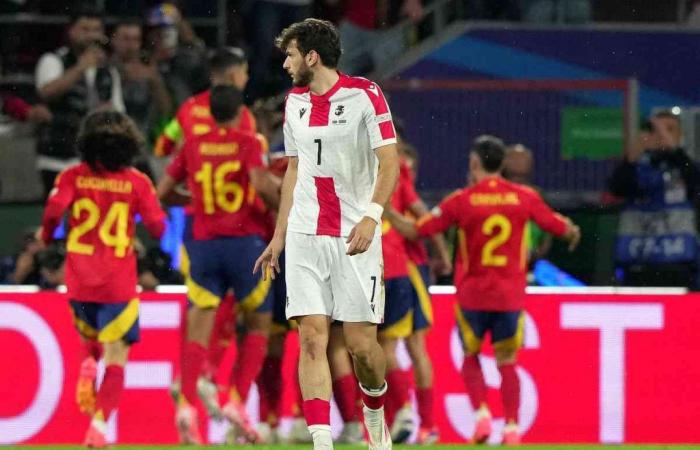 Georgia-Spagna, Kvara eliminato anche da Euro2024: come ha giocato l’azzurro
