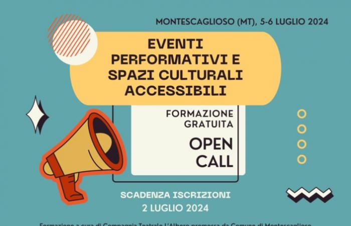 A Montescaglioso un evento formativo sull’accessibilità degli eventi e dei luoghi culturali – .