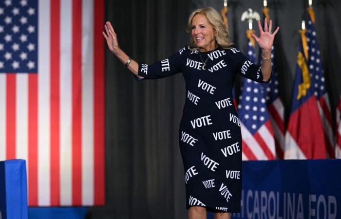 Jill Biden lo dice con un vestito: “Vota” – .