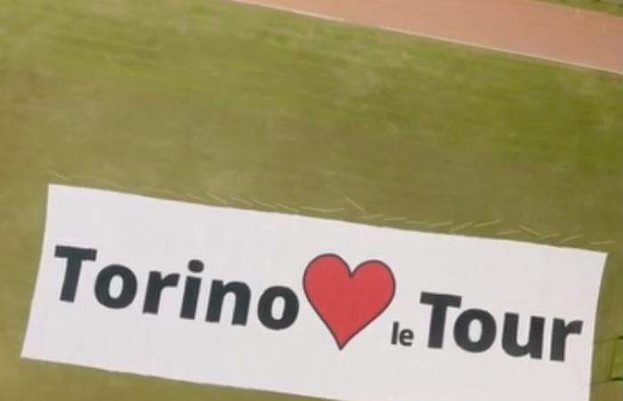 “Torino ama il Tour”. Una gigantesca tela visibile in tutto il mondo accoglie il Tour de France – .
