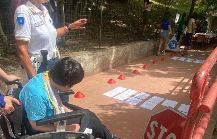 Velletri, lezione di sicurezza stradale al Centro Estivo per Disabili di Talita Kum – .
