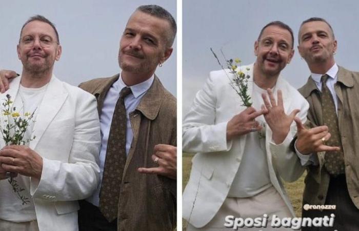 Danilo Bertazzi si è sposato, le foto con il marito Roberto Nozza: “L’amore è amore”