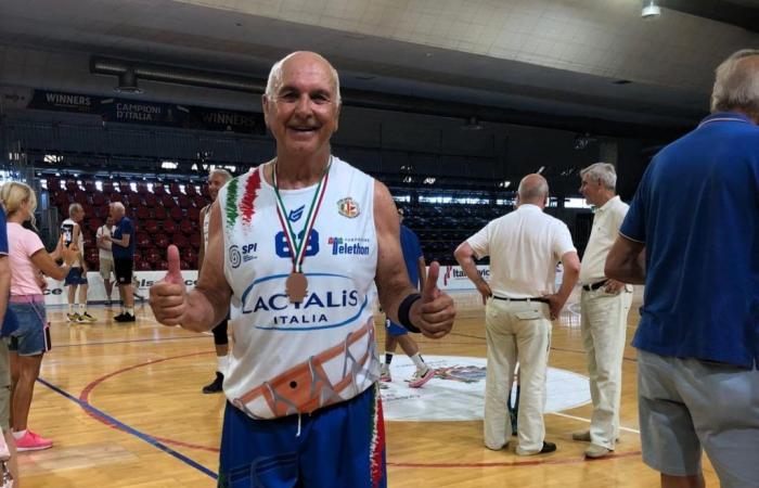 Manlio Marino del Messina vince il bronzo agli Europei di Maxibasket di Pesaro – .