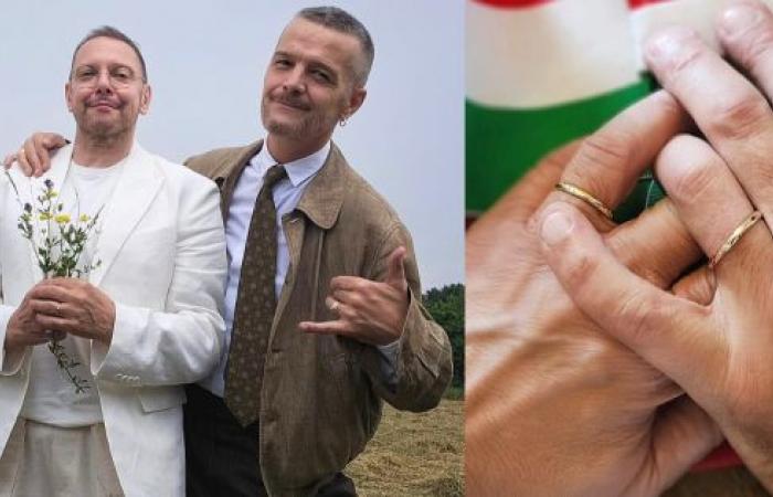 “Tonio Cartonio” sposa il compagno Roberto Nozza – .