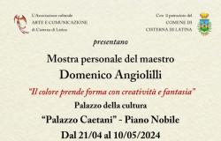 la mostra personale del maestro Domenico Angiolilli a Cisterna. – Radio Studio 93 – .