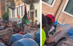 G7 di Venezia, antagonisti in piazza con caschi e cappelli. Scontri con la polizia – .
