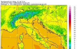 Meteo, temperature minime di oggi: +18°C a Trieste