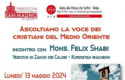 Il vescovo iracheno mons. Felix Shabi visita Legnano – .