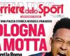 La prima pagina del Corriere dello Sport: “Bologna la Motta”