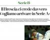 Il Brescia ci crede davvero: «Vogliamo arrivare in Serie A»